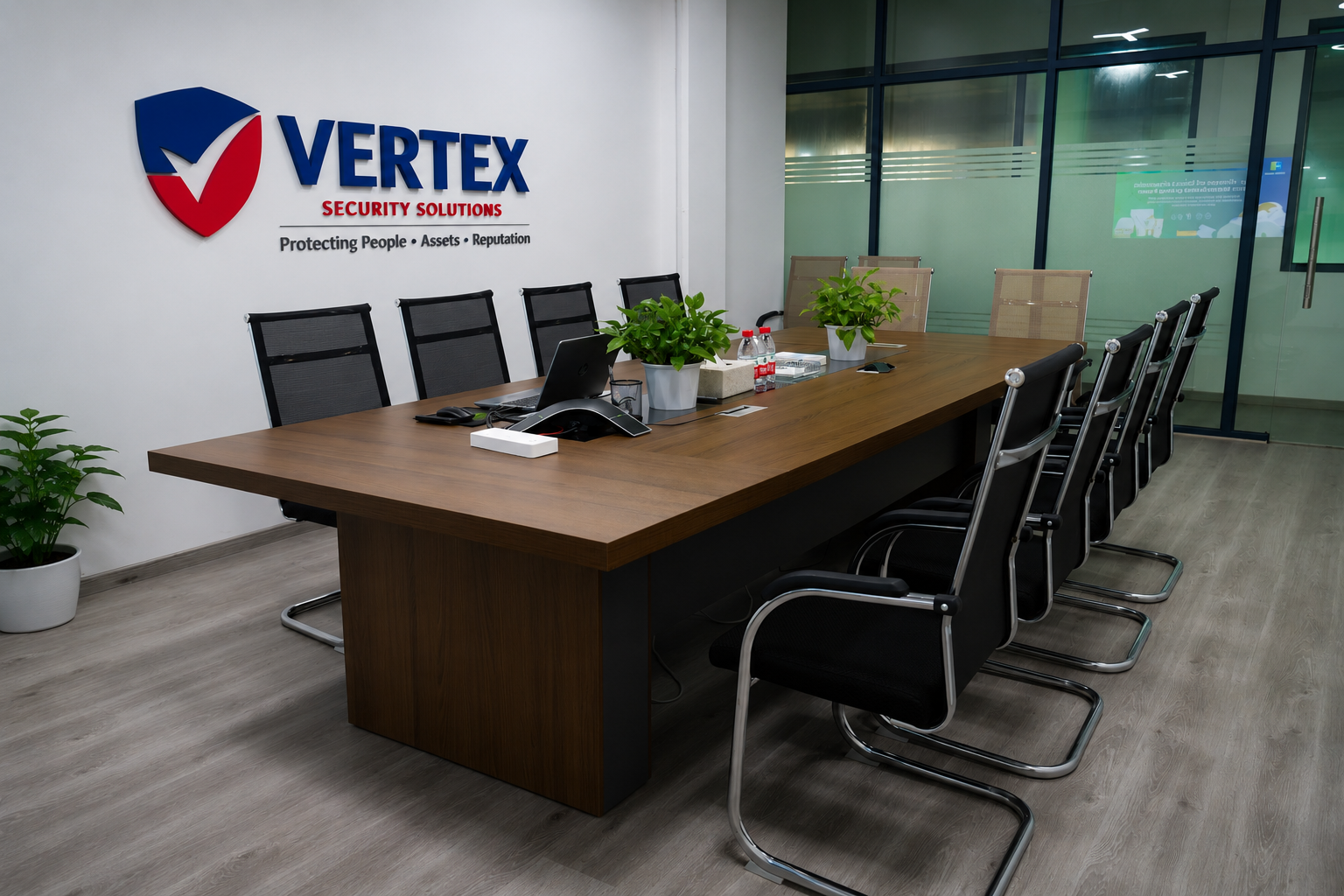 Vertex Security Solutions briefing room